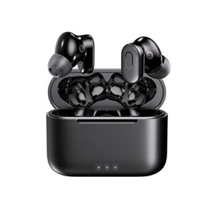 psier wireless earbuds active noise cancelling bluetooth 5.3 earbuds with 4 mics clear calls, ear buds with transparency mode 30h playtime ipx6 waterproof bluetooth headphones for home and wrok