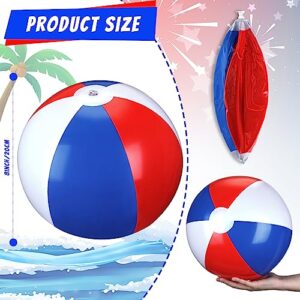 50 Pcs 8 Inch Inflatable Beach Balls Bulk Summer Pool Beach Balls for Party Favors Water Games Hawaiian Luau Tropical Party Supplies Toys (Vivid Color)