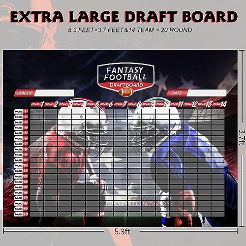 Fantasy Football Draft Board 20232024 Kit 20232024 Season XL