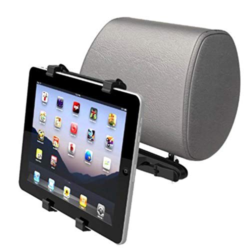 Holder Car Headrest Mount Compatible with Amazon Fire 7 (2022 Release),(2019 Release),(2017 Release) - Seat Back Cradle Rotating Tablet Dock