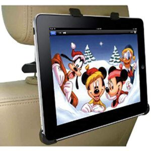 Holder Car Headrest Mount Compatible with Amazon Fire 7 (2022 Release),(2019 Release),(2017 Release) - Seat Back Cradle Rotating Tablet Dock