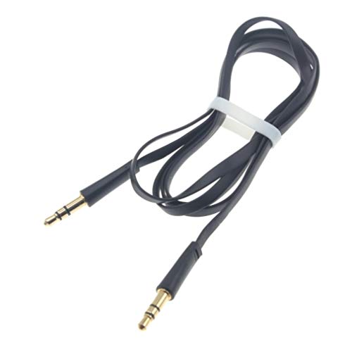 Aux Audio Cable Compatible with Amazon Fire 7 Kids Edition (2019 Release), Kindle Fire HDX 8.9 (2013 Release),7 (2013 Release) - 3.5mm Adapter Car Stereo Aux-in Cord Speaker Jack Flat Wire