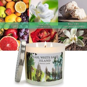 3 Wick Scented Candles Gifts for Women, 3 Pack 13.4 Oz Large Candles for Home Scented, Soy Wax Long Lasting in Total 225 Hours Jar Candles for Birthday, Mother's Day, Anniversary, Thanksgiving