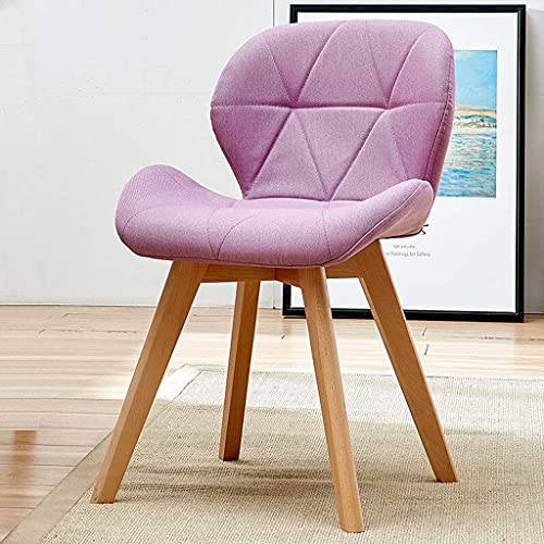Ergonomic Dining Table Chair Stool Modern Minimalist Backrest Chair Staff Meeting Office Chair (Color : White)