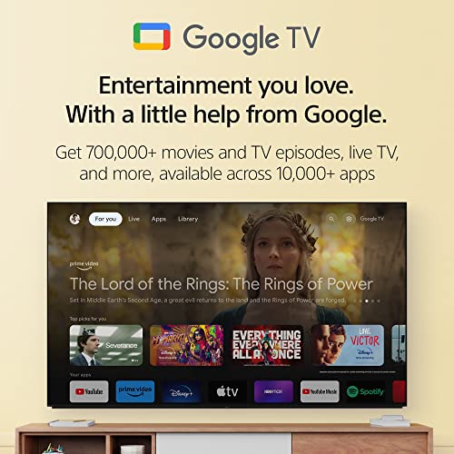 Sony XR75X93L 75 Inch 4K Mini LED Smart Google TV with PS5 Features with an Additional 1 Year Coverage (2023)