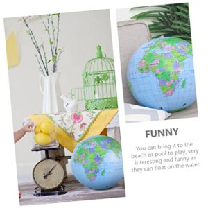 Abaodam Outside Summer Toys Inflatable Balls for Kids Small Inflatable Pool Children Beach Ball Inflatable Water Balls Inflatable Pool Balls Map Earth Globe PVC Decorations Outdoor Child