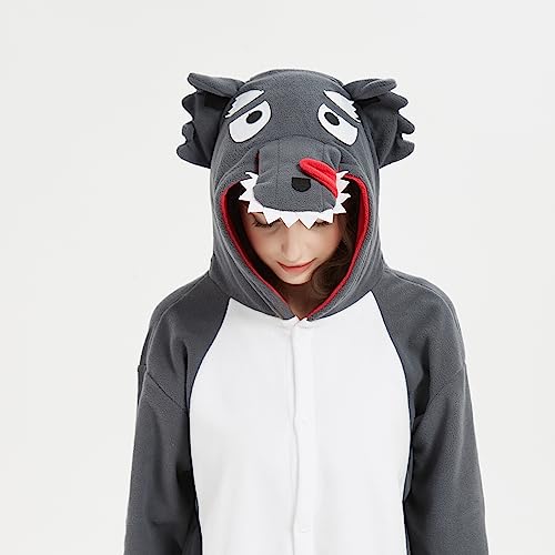 MAJ&COS Animal Onesie Adult Pajamas Halloween Cosplay Costume Unisex Onesies