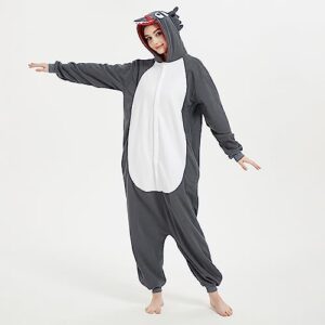 MAJ&COS Animal Onesie Adult Pajamas Halloween Cosplay Costume Unisex Onesies