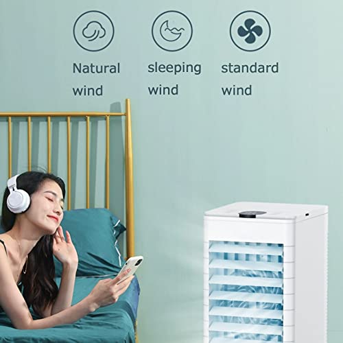 Portable air conditioner,air conditioner,cooling fan,air conditioning unit,ac unit for bedroom,humidifier,power saving,suitable for bedroom,office,camping room,RV air conditioner fan