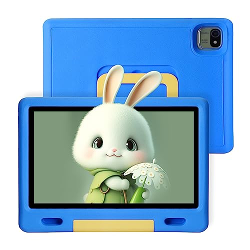 ROWT Kids Tablet, 10-Inch Tablet for Kids, 2GB+32GB Android 11 Kids Tablets with Case, WiFi, Parental Control Mode, Dual Camera, Google Services, 1-Year Warranty (Blue)