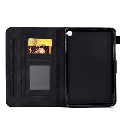 Tablet PC Case Compatible with Kindle Fire 7 12th Generation 7inch Case 2022 ,Premium Leather Case Slim Folding Stand Folio Cover Protective Cover with Card Slot/Auto Sleep Wake Tablet home ( Color :