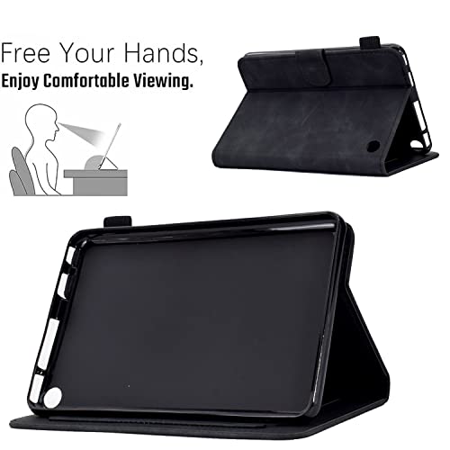 Tablet PC Case Compatible with Kindle Fire 7 12th Generation 7inch Case 2022 ,Premium Leather Case Slim Folding Stand Folio Cover Protective Cover with Card Slot/Auto Sleep Wake Tablet home ( Color :