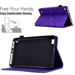 Stand Tablet Cover Compatible with Kindle Fire 7 2019/2017/2015 Case 7inch Leather Case,Case Fire 7 (9th/7th/5th Generation) Case Drop-Proof Cover Protective Cover with Card Slot/Auto Sleep Wake (Col