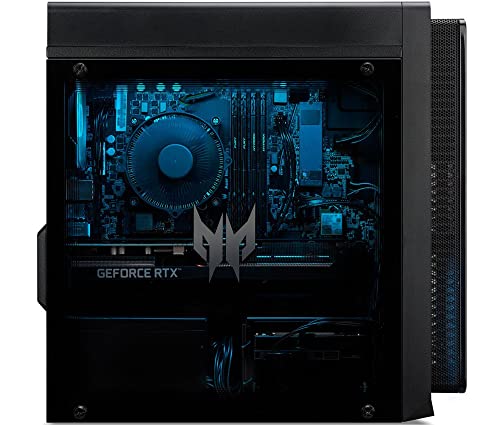 Acer Predator Orion 3000 Gaming Desktop PC (Intel i7-12700F 12-Core, 16GB RAM, 1TB PCIe SSD + 3TB HDD (3.5), GeForce RTX 3070, WiFi, Win 11 Pro) with Dockztorm Hub