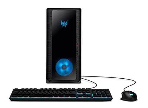 Acer Predator Orion 3000 Gaming & Entertainment Desktop PC (Intel i7-12700F 12-Core, 64GB RAM, 1TB PCIe SSD + 3TB HDD (3.5), Win 11 Home) with MS 365 Personal, Dockztorm Hub