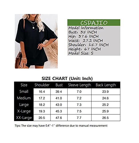 CSDAJIO Women's Graphic Oversized Tee Mountain Letter Print National Park Shirt Vintage Half Sleeve Loose Casual T Shirts Yosemi LightGreen Large