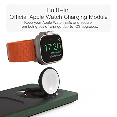 3 in 1 Wireless Charging Station for Apple Device,22W Fast Mag-Safe Charger Stand，Magnetic Wireless Charging Station for iPhone 14 13 12 Pro Max/Plus/Pro/Mini,Apple Watch 8/7/6/5/4/3/2/SE, Airpods