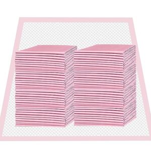 disposable changing pad (50 pack), baby incontinence changing pads diaper underpads, super soft, ultra absorbent & waterproof, covers any surface for baby diaper changes, large size 18 x 24 inch