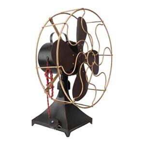 homoyoyo 1pc bookshelf for office window desk decorations table standing fan oscillating table fan retro bar decorations vintage fan casual iron fan bedroom casual iron fan antique