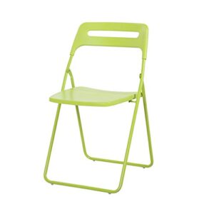 asuvud green folding chair, folding chair with backrest, office chair, conference chair, family dining chair