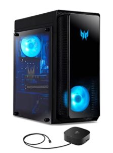acer predator orion 3000 gaming & entertainment desktop pc (intel i7-12700f 12-core, 64gb ram, 1tb m.2 sata ssd + 6tb hdd (3.5), geforce rtx 3070, wifi, win 11 home) with g2 universal dock