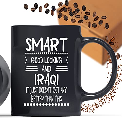 Garod Soleil Coffee Mug Smart Good and Iraqi Funny Gifts for Men Women Coworker Family Lover Special Gifts for Birthday Christmas Funny Gifts Presents Gifts 766119