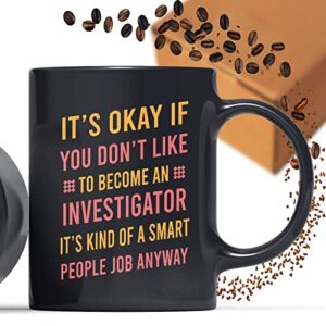 garod soleil coffee mug funny investigator smart people job gifts for men women coworker family lover special gifts for birthday christmas funny gifts presents gifts 759012