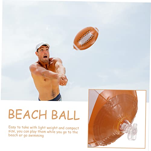 BESPORTBLE 2 Sets Inflatable Beach Ball Toys for Kids Summer Decorations for Outside Summer Toys for Football Water Toy Inflatable Water Balls Pool Float Ball Toy Beach Playing Ball