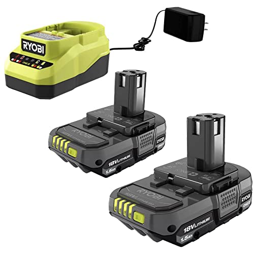 Ryobi 18V Cordless 2-Tool Combo Bundle with Drill, Impact Driver, 50-Piece Drill Bit Set, (2) 1.5 Ah Batteries, Charger, Tool Bag, Buho Drill Holster, and Buho Zipper Tool Pouch