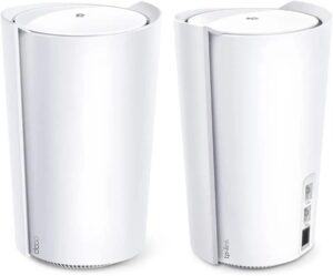 tp-link deco ax7800 tri-band mesh wifi 6 system (deco x95) whole home coverage up to 6100 sq.ft with ai-driven smart antennas multi-gig ethernet replaces wireless router and extender(2-pack)(renewed)