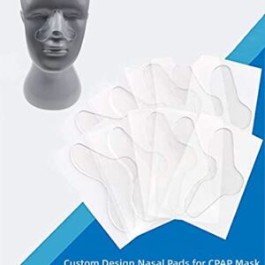 Nasal Pads for CPAP Mask,Nose Protector for mask,CPAP Nose Gel Pads Against Irritation and Soreness Custom Design and Can Be Trimmed to Size Fit for Most Masks(5 Pack)