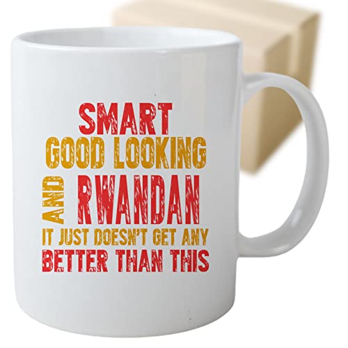 Garod Soleil Coffee Mug Smart Good and Rwandan Funny Gifts for Men Women Coworker Family Lover Special Gifts for Birthday Christmas Funny Gifts Presents Gifts 347301