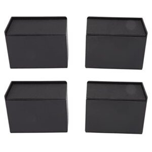 fdit 4 sets furniture riser skid avoidant rubber l shape couch risers suitable for bed chair washing machine