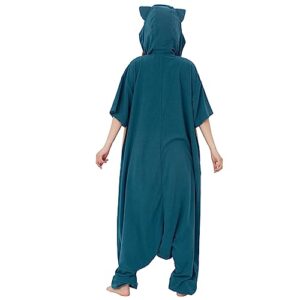 SAZAC Kigurumi - Pokemon - Snorlax - Summer Onesie Jumpsuit Halloween Costume (One Size)