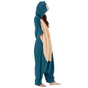 SAZAC Kigurumi - Pokemon - Snorlax - Summer Onesie Jumpsuit Halloween Costume (One Size)