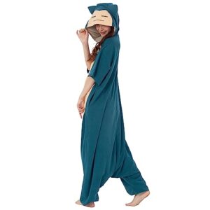 SAZAC Kigurumi - Pokemon - Snorlax - Summer Onesie Jumpsuit Halloween Costume (One Size)