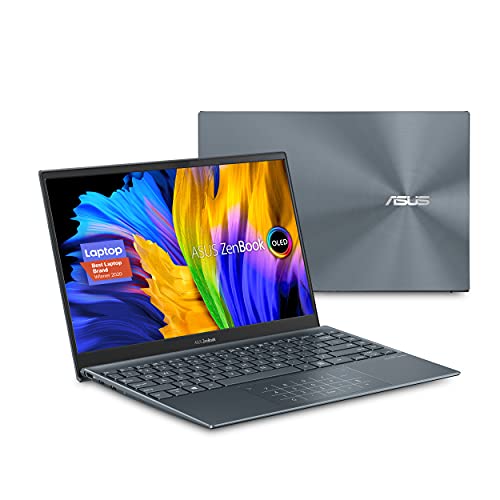 ASUS ZenBook 13.3” FHD OLED Ultra-Slim Display Laptop | AMD Ryzen 7 5700U Processor | 8GB RAM | 1024GB SSD | AMD Radeon Graphics | Backlit Keyboard| Windows 11 Pro | Bundle with Office 365 Personal