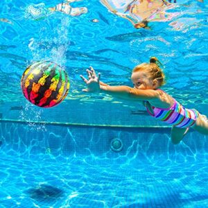 Hiboom Swimming Pool Balls Underwater | Pool Diving Toys Ball with Water Filling Adapter | Cool Exercise Toys That Can Bounce Under Water, Swimming Gifts for Kids, Adults, Family