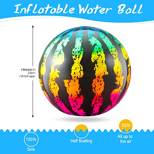 Hiboom Swimming Pool Balls Underwater | Pool Diving Toys Ball with Water Filling Adapter | Cool Exercise Toys That Can Bounce Under Water, Swimming Gifts for Kids, Adults, Family