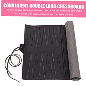 3 Pcs Backgammon Board Travel Backgammon Portable Chess Travel Chess Board Folding Chess Board Set Chess Game Board Set Beginner Chess Board Portable Backgammon Board Chess Supply