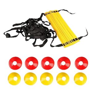 tytoge speed agility train kit agility football ladder soccer cones training equipment with bag