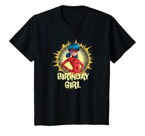 kids miraculous lady bug - birthday girl t-shirt