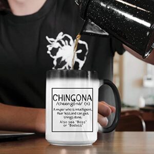 Chingona Intelligent Badass People Funny Sarcasm Novelty Smart Clever Gift for Friend Buddy Bestie 11oz 15oz Color Changing Mug