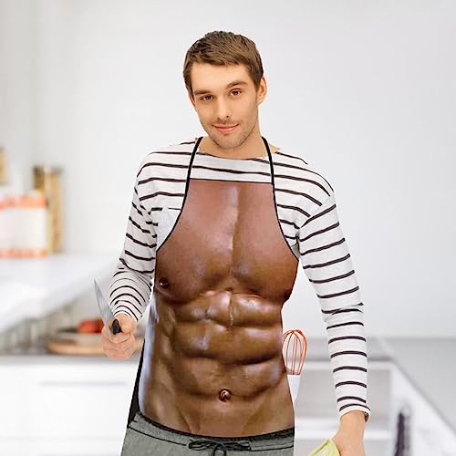 Kitchen Apron Funny Chef Cooking Gag Gift Creative Funny Baking Party Aprons for Men Women (G)