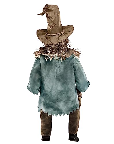 Spirit Halloween 4.5 Ft Scary Sitting Scarecrow Animatronic | Decorations | Animated | Pop-up Motion | Scarecrow Prop