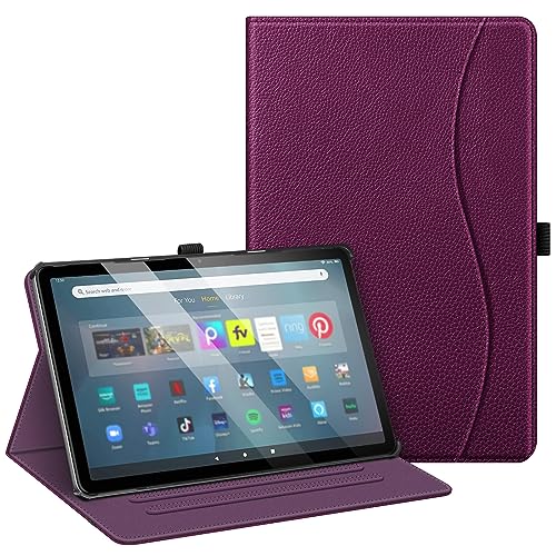 Fintie Case for Amazon Fire Max 11 Tablet (13th Generation, 2023 Release) - [Multi-Angle] Stand Cover with Pocket Auto Wake/Sleep, Purple