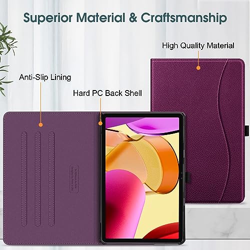 Fintie Case for Amazon Fire Max 11 Tablet (13th Generation, 2023 Release) - [Multi-Angle] Stand Cover with Pocket Auto Wake/Sleep, Purple