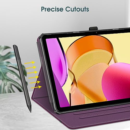 Fintie Case for Amazon Fire Max 11 Tablet (13th Generation, 2023 Release) - [Multi-Angle] Stand Cover with Pocket Auto Wake/Sleep, Purple