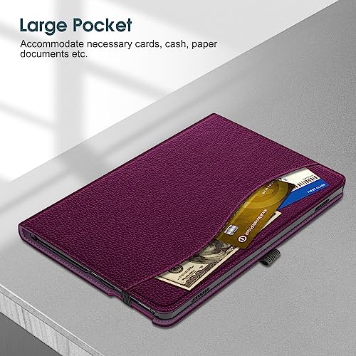Fintie Case for Amazon Fire Max 11 Tablet (13th Generation, 2023 Release) - [Multi-Angle] Stand Cover with Pocket Auto Wake/Sleep, Purple