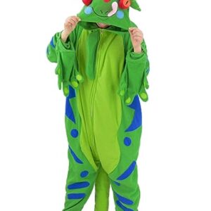 ofodoing Lizard Onesie Adult Animal One-piece Pajamas Cosplay Homewear Sleepwear Jumpsuit Costume for Women Men